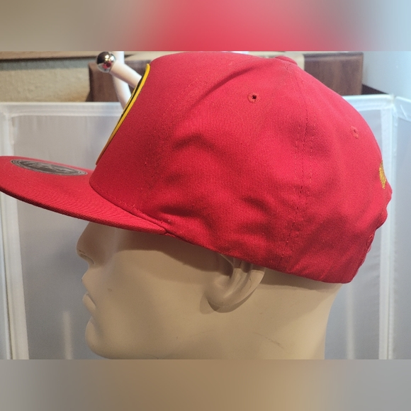 Top Level Snapback Money Hat Red/Black/Gold Dollar Sign Adjustable Like New - Picture 9 of 11